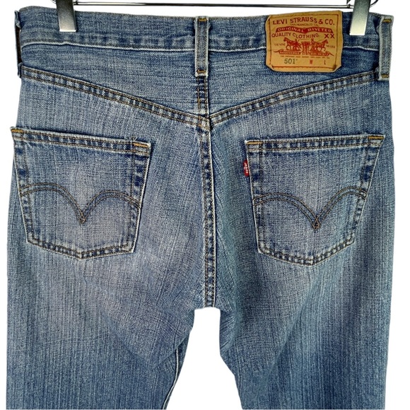 Classic Vintage Levi’s 501 Original Button Fly Mom Jeans 100% Cotton W30 x L32 - Picture 7 of 16